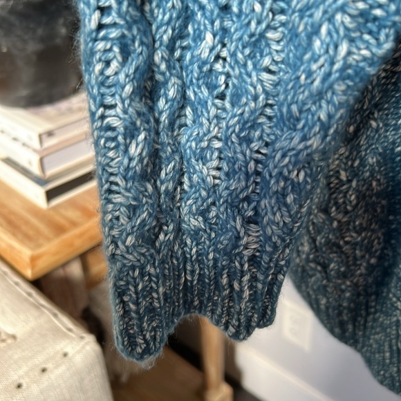 Cabi Astral Cable Knit Long Sleeve Open Cardigan Sweater Size Medium - Picture 3 of 7